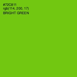 #72C811 - Bright Green Color Image