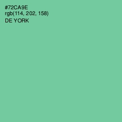 #72CA9E - De York Color Image