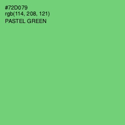 #72D079 - Pastel Green Color Image