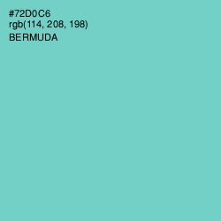#72D0C6 - Bermuda Color Image