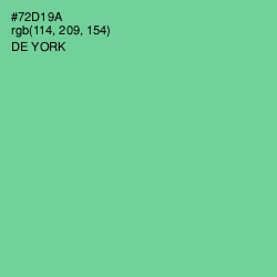 #72D19A - De York Color Image