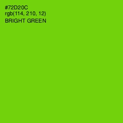 #72D20C - Bright Green Color Image