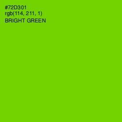 #72D301 - Bright Green Color Image