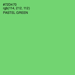 #72D470 - Pastel Green Color Image