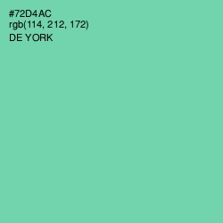 #72D4AC - De York Color Image