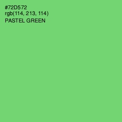 #72D572 - Pastel Green Color Image