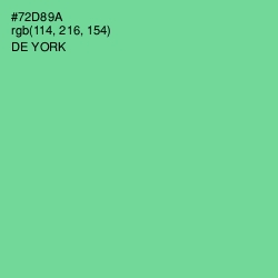#72D89A - De York Color Image