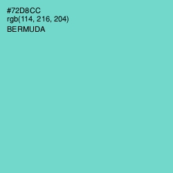 #72D8CC - Bermuda Color Image