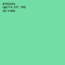 #72DDA5 - De York Color Image