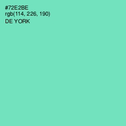 #72E2BE - De York Color Image