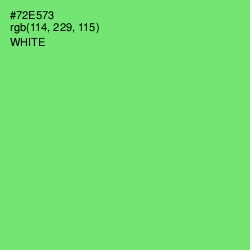 #72E573 - Screamin' Green Color Image