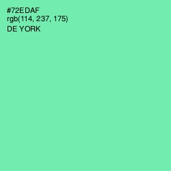 #72EDAF - De York Color Image