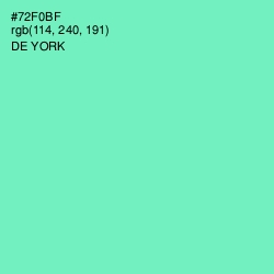 #72F0BF - De York Color Image