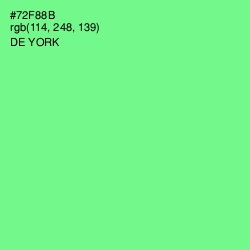 #72F88B - De York Color Image
