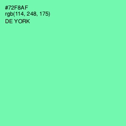 #72F8AF - De York Color Image