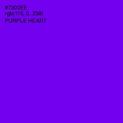 #7300EE - Purple Heart Color Image