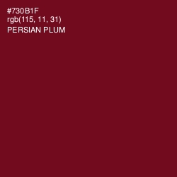 #730B1F - Persian Plum Color Image