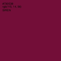 #730E38 - Siren Color Image