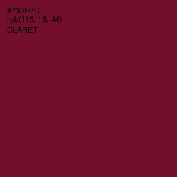 #730F2C - Claret Color Image