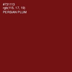 #731113 - Persian Plum Color Image