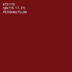 #731115 - Persian Plum Color Image