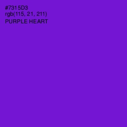 #7315D3 - Purple Heart Color Image