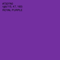 #732FA0 - Royal Purple Color Image