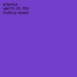 #733FCA - Purple Heart Color Image