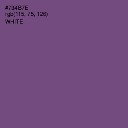 #734B7E - Salt Box Color Image