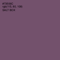 #73506C - Salt Box Color Image