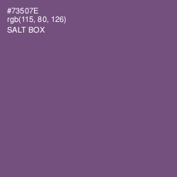 #73507E - Salt Box Color Image