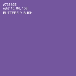 #73569E - Butterfly Bush Color Image