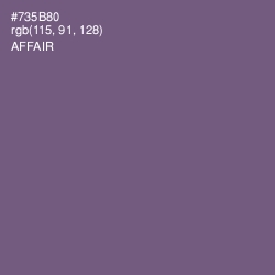 #735B80 - Affair Color Image