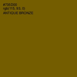 #735D00 - Antique Bronze Color Image