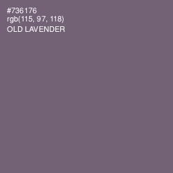 #736176 - Old Lavender Color Image