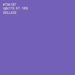 #7361B7 - Deluge Color Image