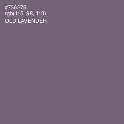 #736276 - Old Lavender Color Image