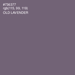 #736377 - Old Lavender Color Image