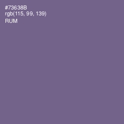 #73638B - Rum Color Image