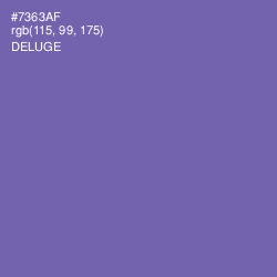 #7363AF - Deluge Color Image