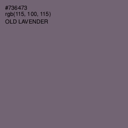 #736473 - Old Lavender Color Image