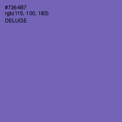 #7364B7 - Deluge Color Image