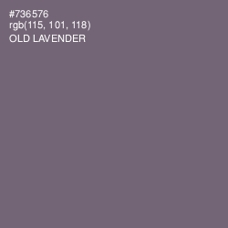 #736576 - Old Lavender Color Image