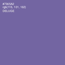 #7365A2 - Deluge Color Image