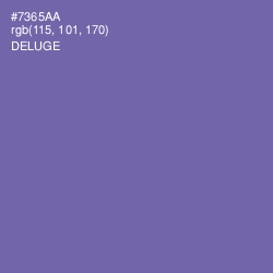 #7365AA - Deluge Color Image