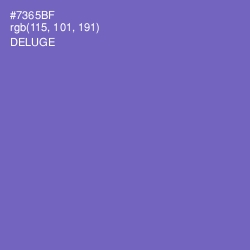 #7365BF - Deluge Color Image