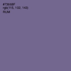 #73668F - Rum Color Image