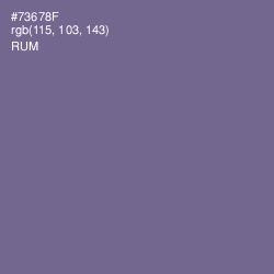 #73678F - Rum Color Image