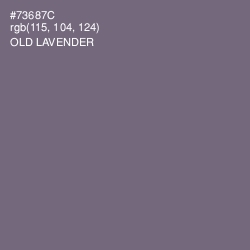 #73687C - Old Lavender Color Image