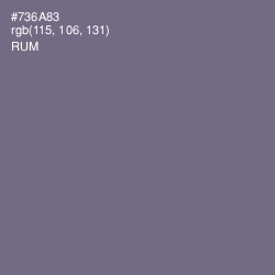 #736A83 - Rum Color Image